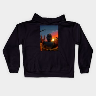 The Iron Giant Amongst the Forest Kids Hoodie